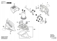 Bosch 3 603 CB7 070 PSM 100 A Orbital Sander PSM100A Spare Parts